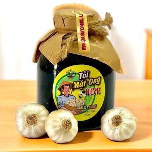 Tỏi Mật Ong OLVIS 300g ( Tỏi Lý Sơn ngâm Mật Ong rừng Tràm xay nhuyễn) - Đặc sản Lý Sơn chính gốc.